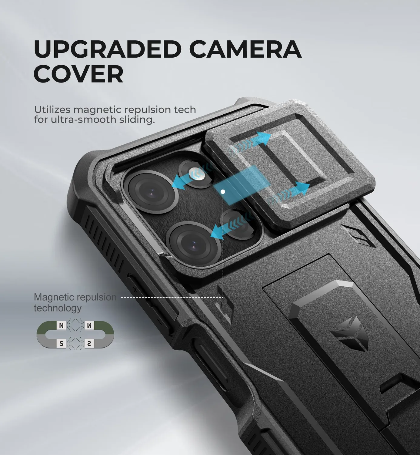 Dexnor Moto G 5G 2025 custodia nera rugged pellicola