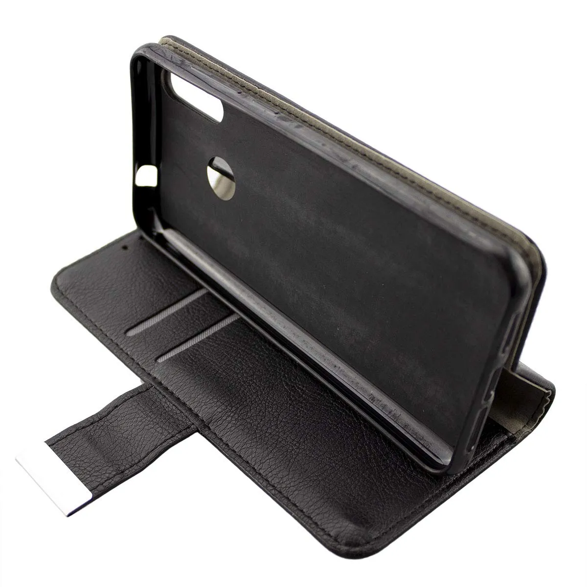 caseroxx Bookstyle custodia Cubot J7 nera portafoglio