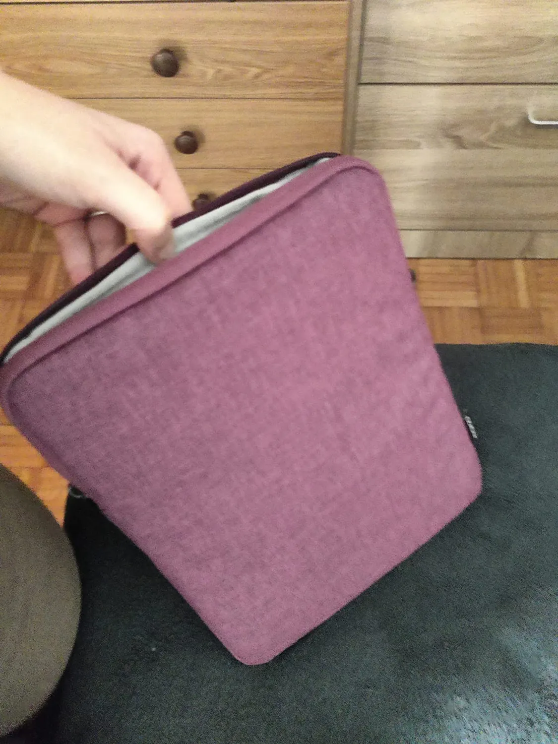MoKo Custodia Tablet 9-11" Viola con Tasca e Zip