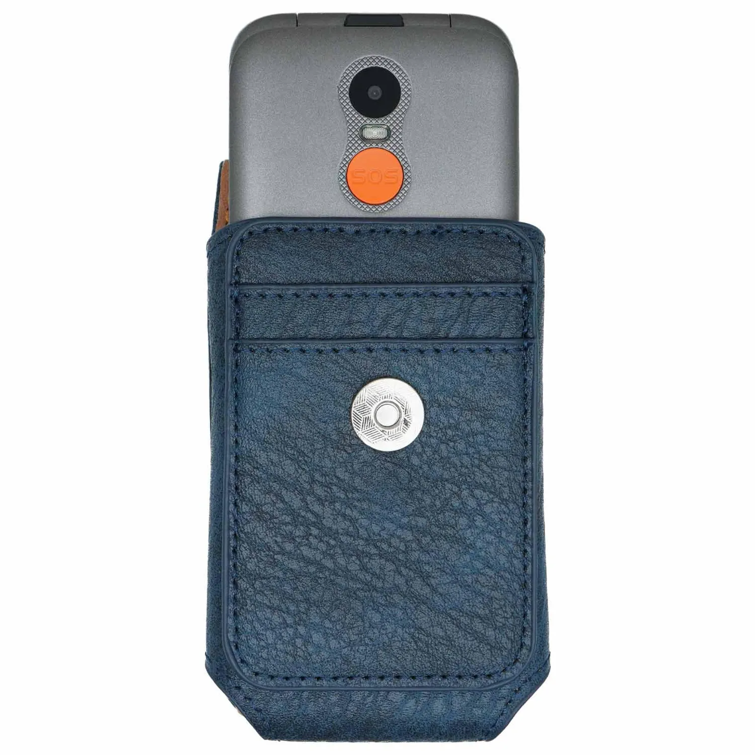caseroxx Gigaset GL590 custodia cellulare nera da cintura