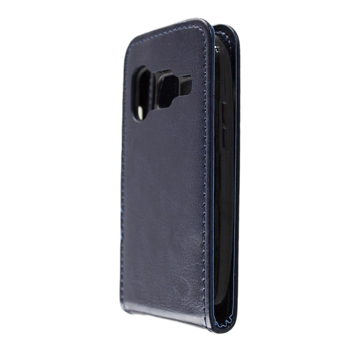 caseroxx Doro Primo 218/368 flip cover azzurra pelle