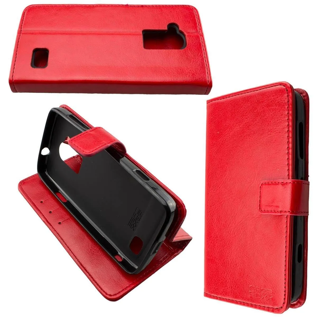 caseroxx Bookstyle Cover Doro Liberto 824 825 rossa