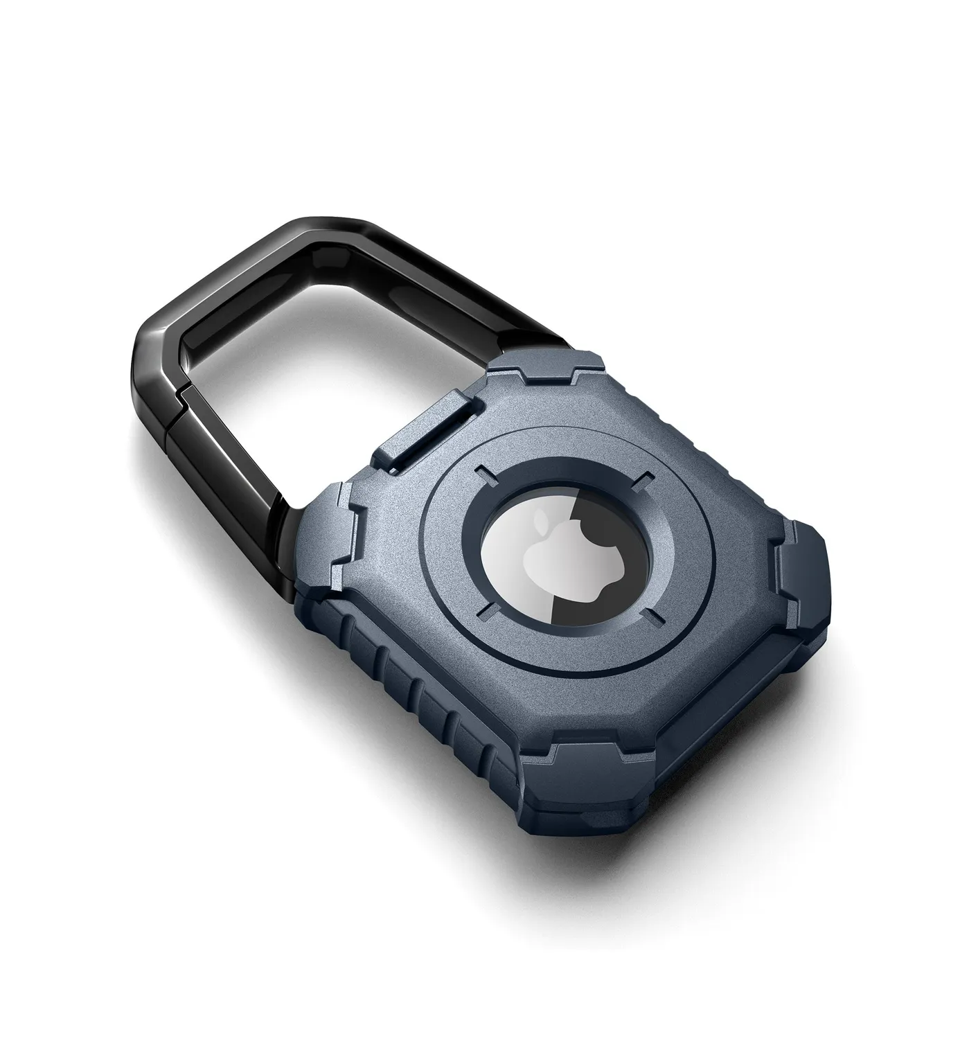 Dexnor cover AirTag portachiavi nera antiurto TPU