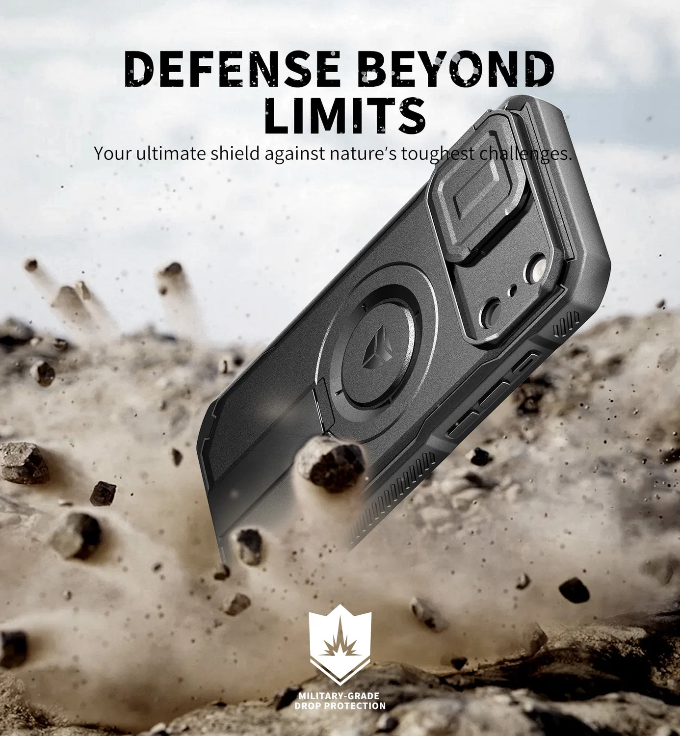 Dexnor iPhone 17 Pro Max 6.9 cover nera magsafe