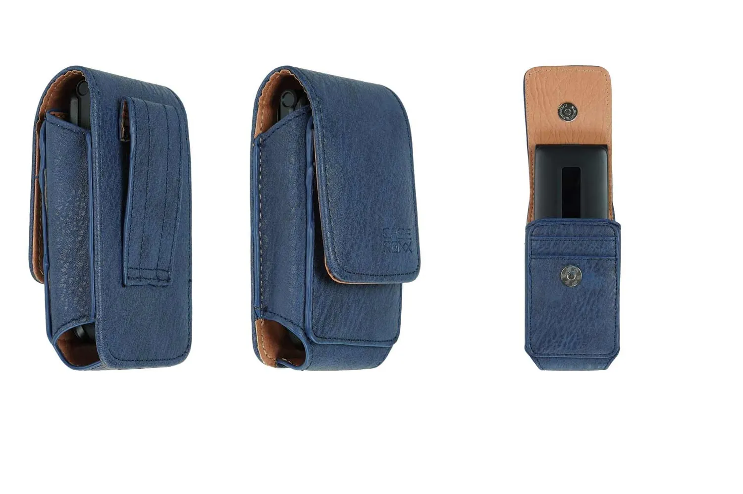 caseroxx Borsa Outdoor Fondina Ecopelle Marrone Magnetica