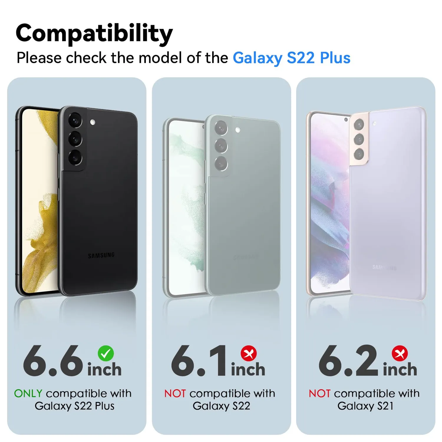 CloudValley Galaxy S22 Plus cover nera militare