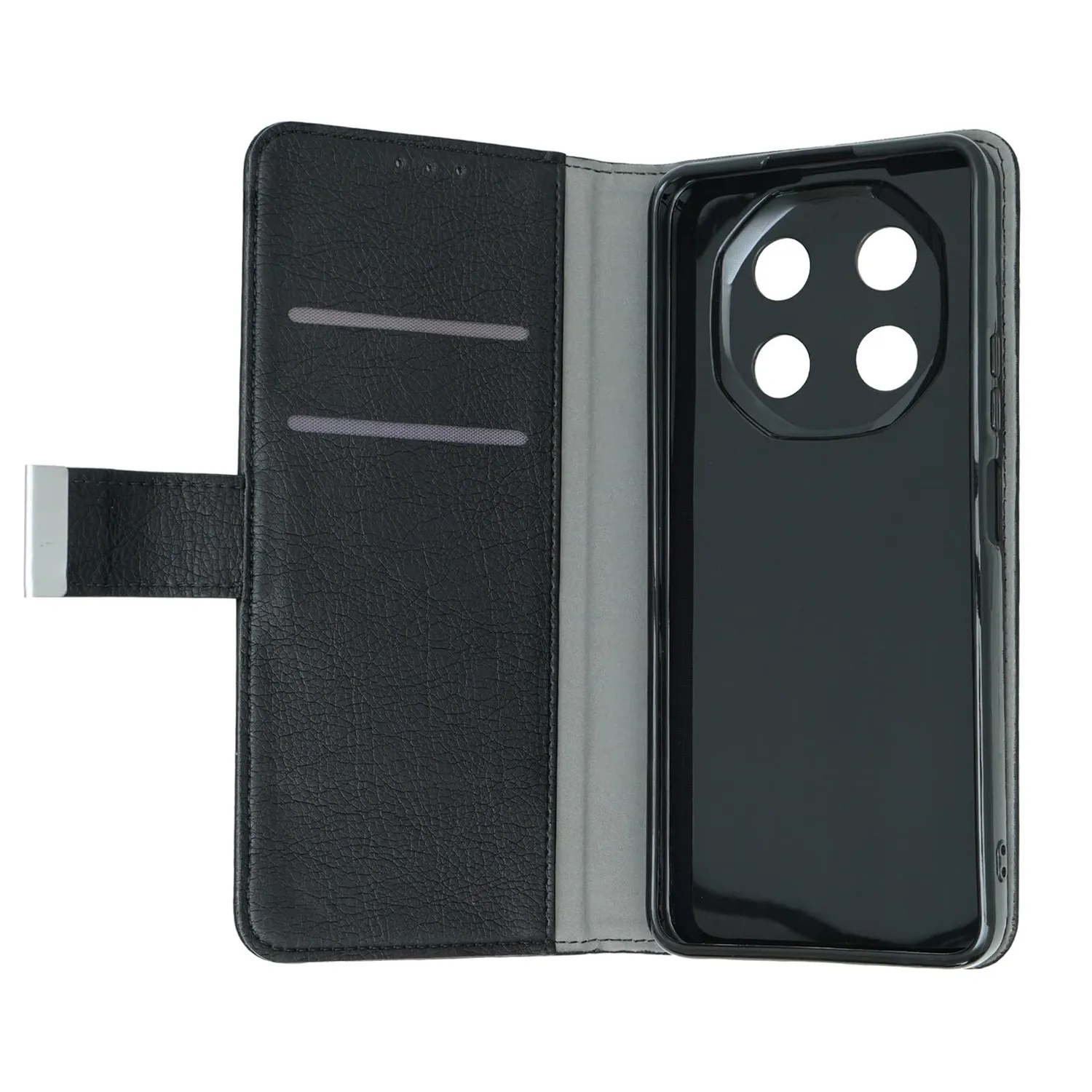 caseroxx Bookstyle custodia a libro Blackview Shark 6 nera magnetica