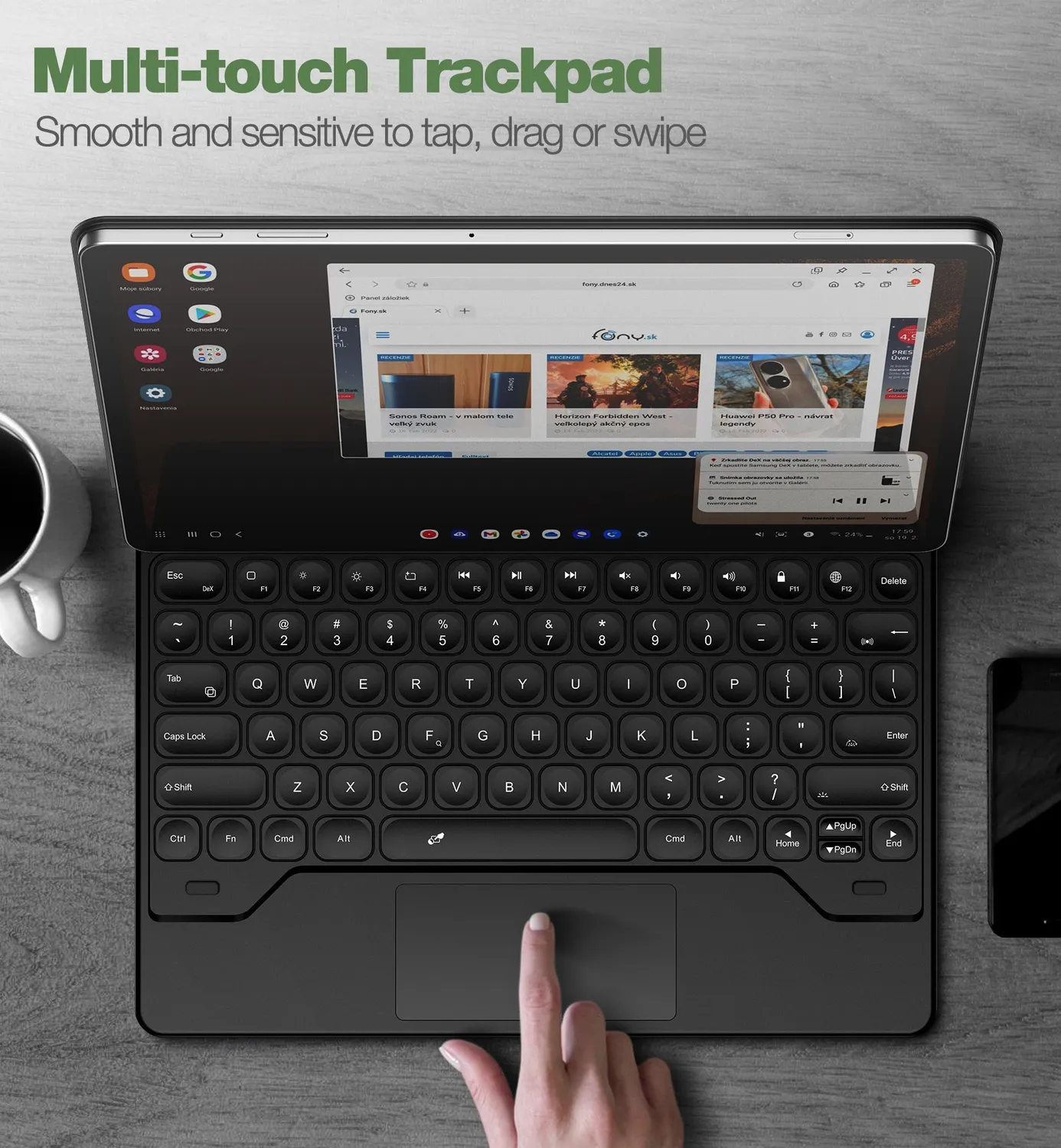 Dexnor Magic Style tastiera Galaxy Tab S10+ italiana 12.4"