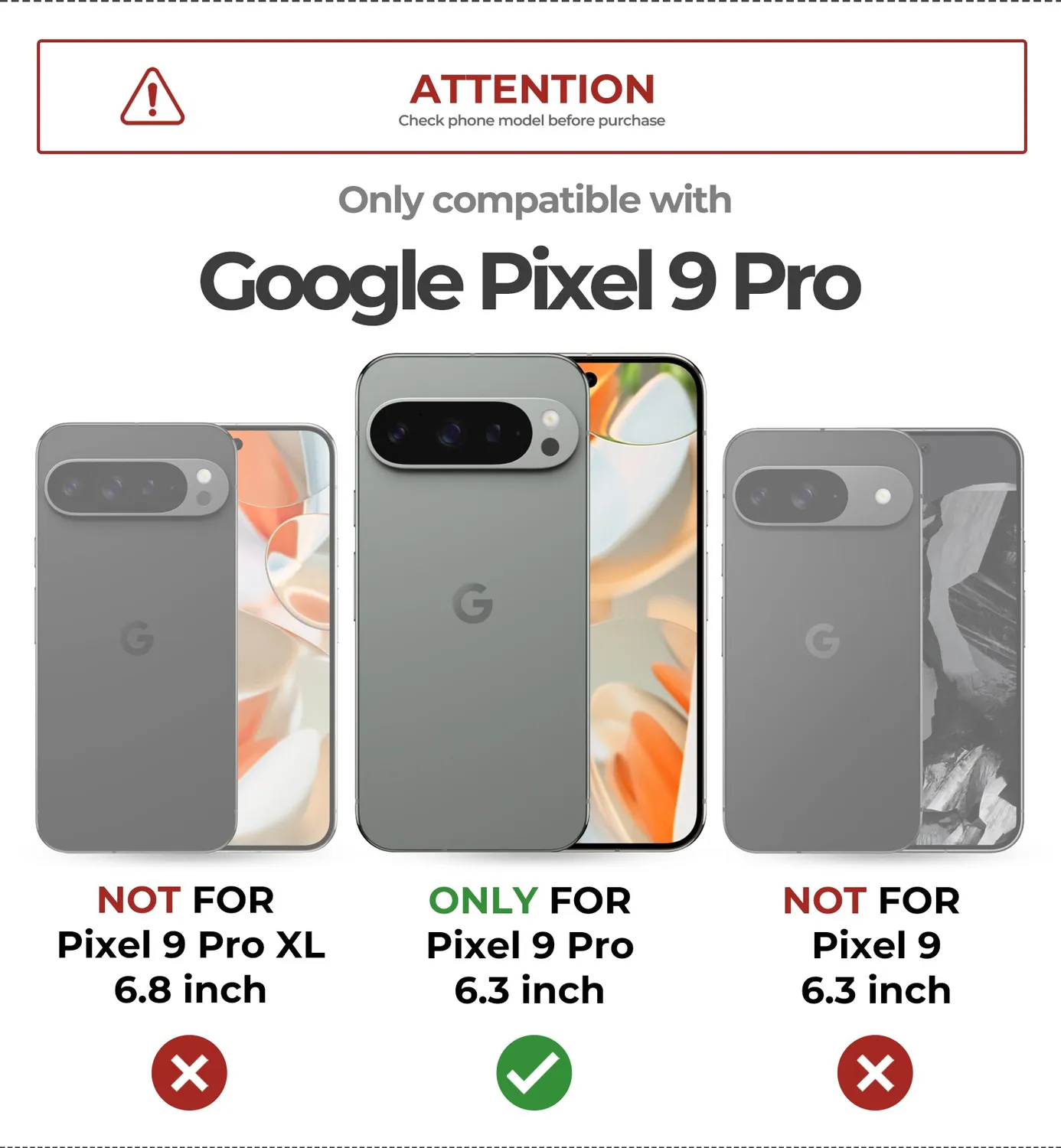 Dexnor cover Pixel 9 Pro nera con cavalletto antishock