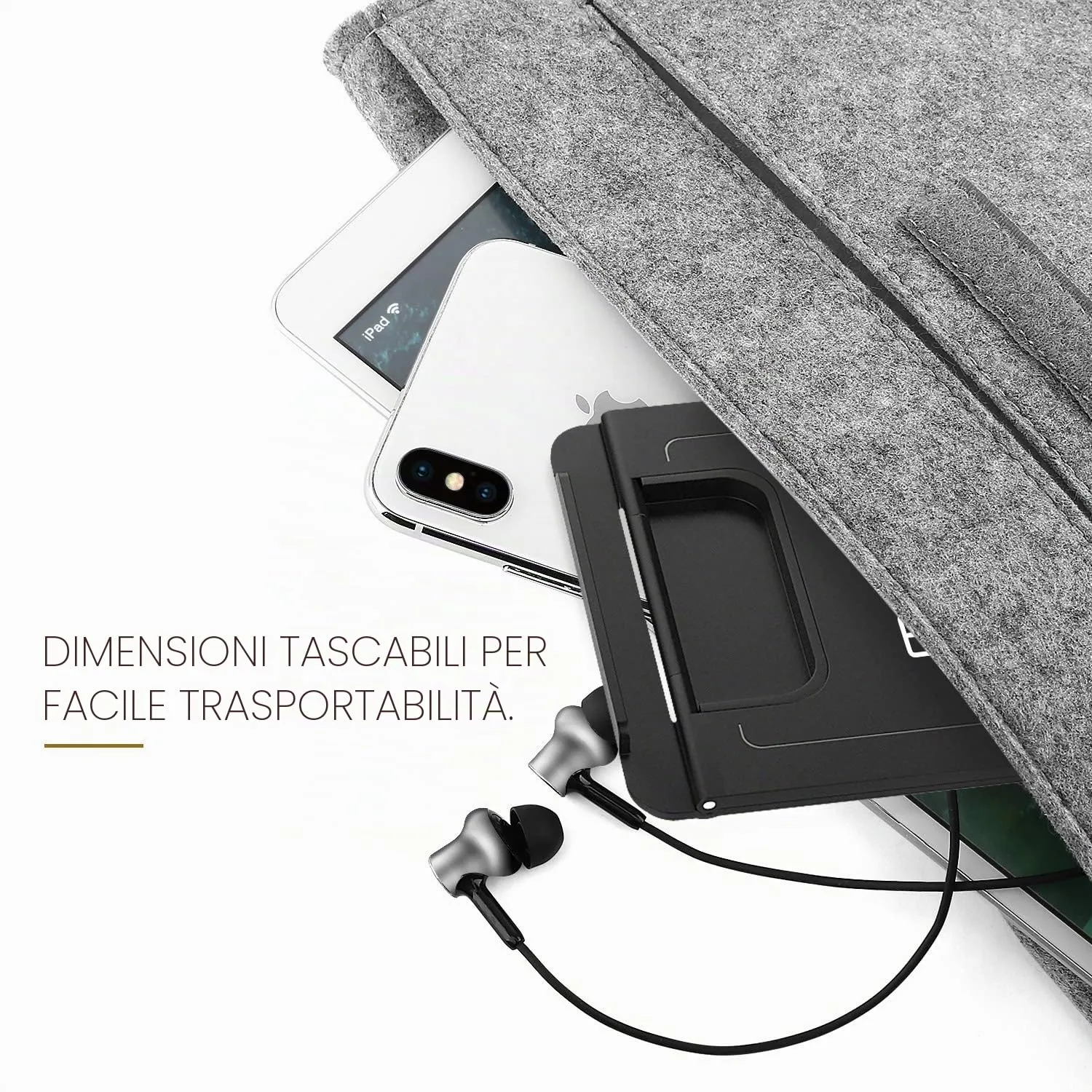 MoKo Supporto Regolabile Tablet 6-12,9" pieghevole 6 angoli