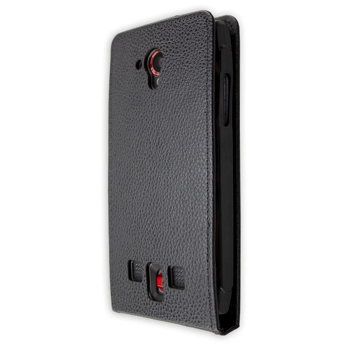 caseroxx Flip Cover Crosscall Trekker-X3 nera magnetica