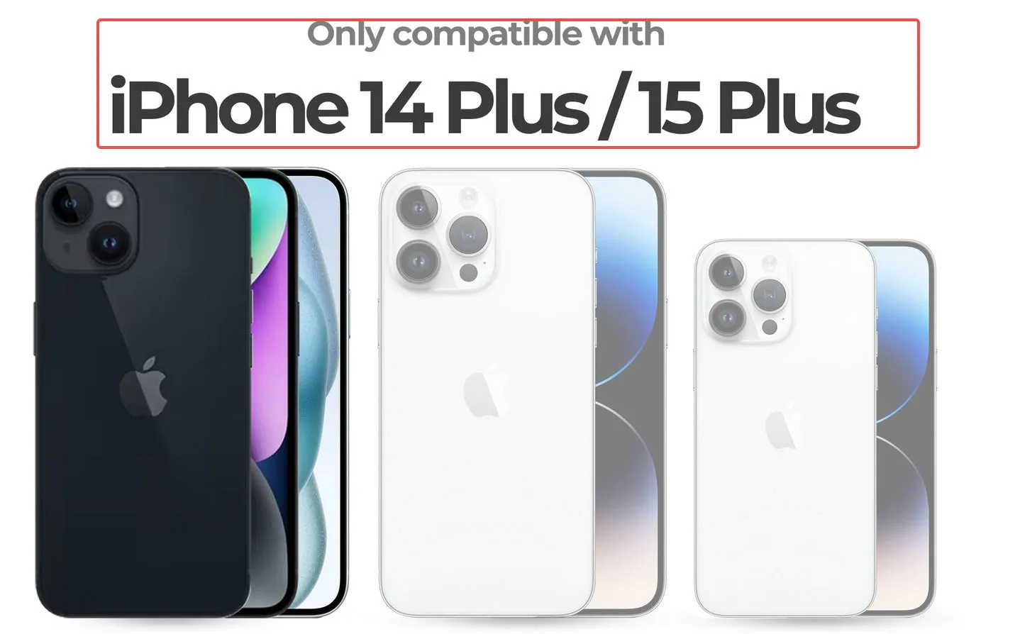 Dexnor iPhone 14 Plus 15 Plus cover rugged nera