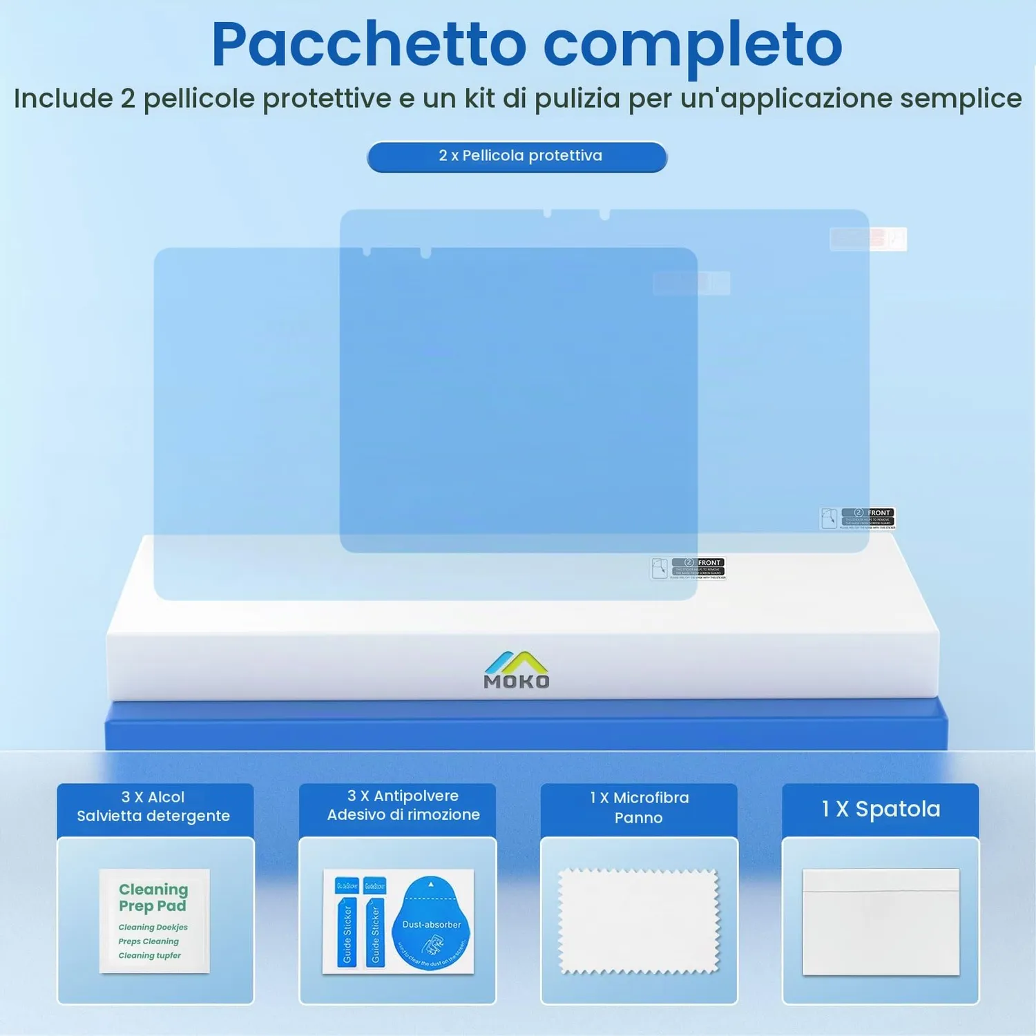 MoKo Pellicola Tablet Tab S10 Lite/S10 FE Paper 2 Pezzi