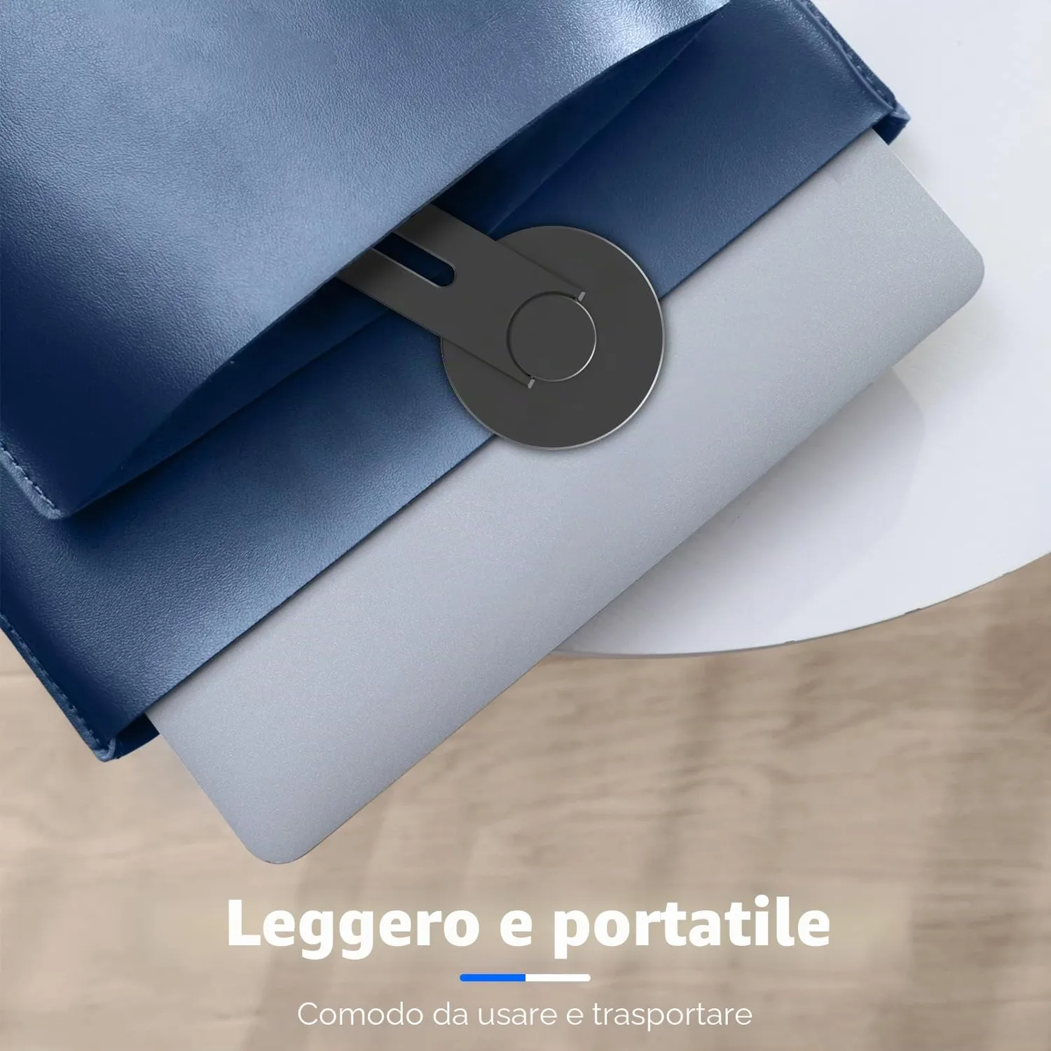 CloudValley supporto magnetico telefono laptop nero sottile