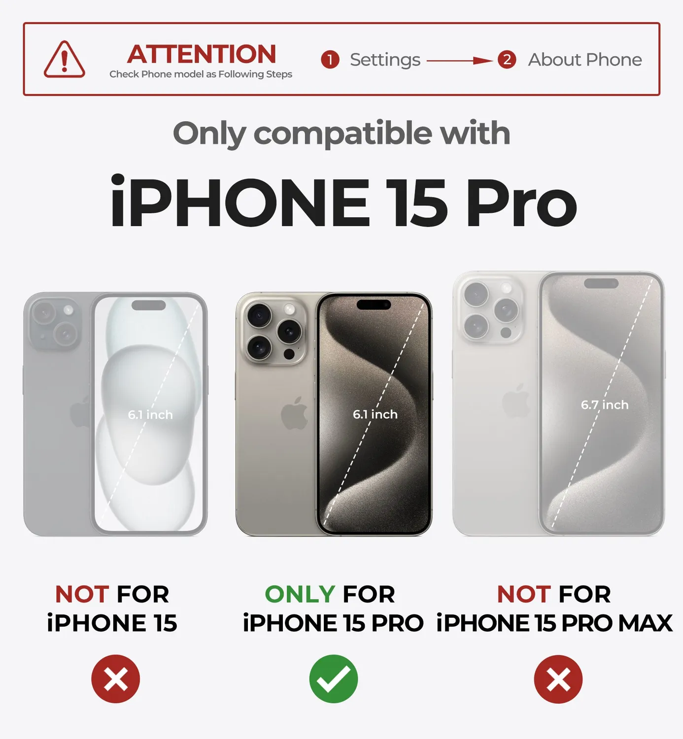Dexnor iPhone 15 Pro cover antishock nera MagSafe kickstand