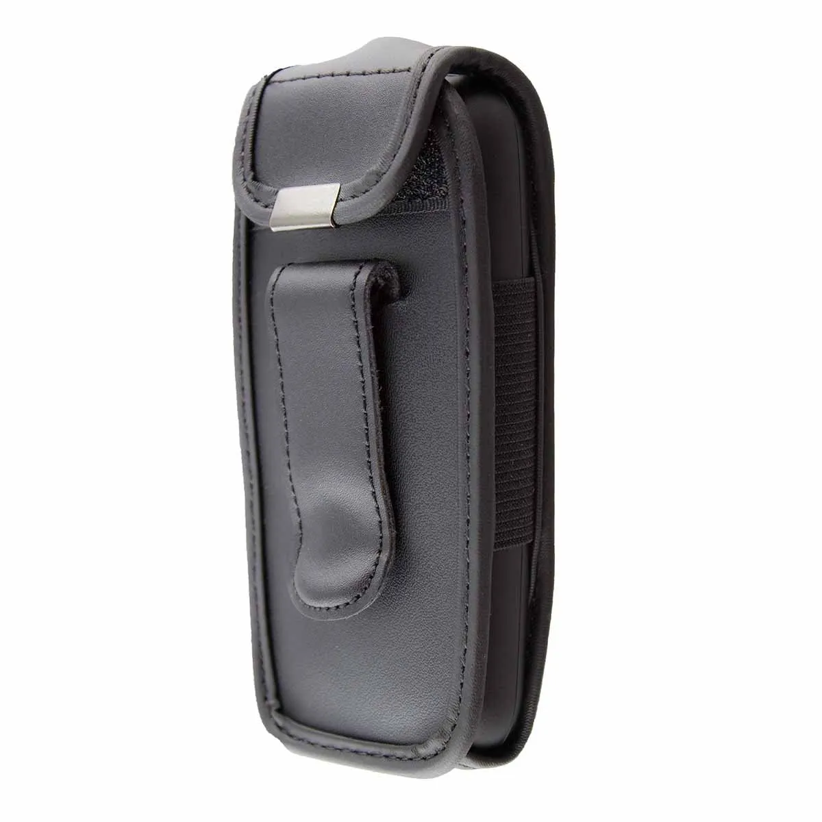 caseroxx Nokia 105 2017 marsupio cintura pelle nera finestra