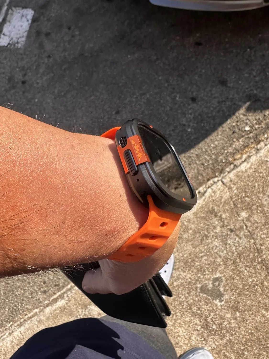 MoKo Cinturino Ocean Apple Watch 42/44/45/46/49mm Nero silicone