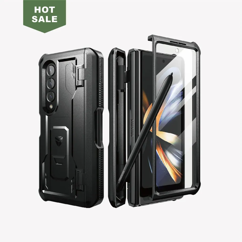 Dexnor Galaxy Z Fold 4 cover nera con cerniera
