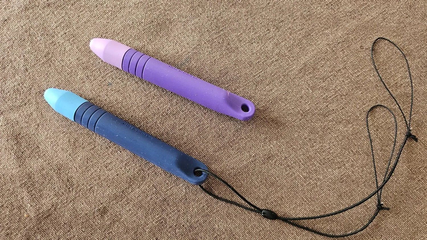 MoKo Stilo Touchscreen Bambini 2 Pezzi Blu+Viola Morbido