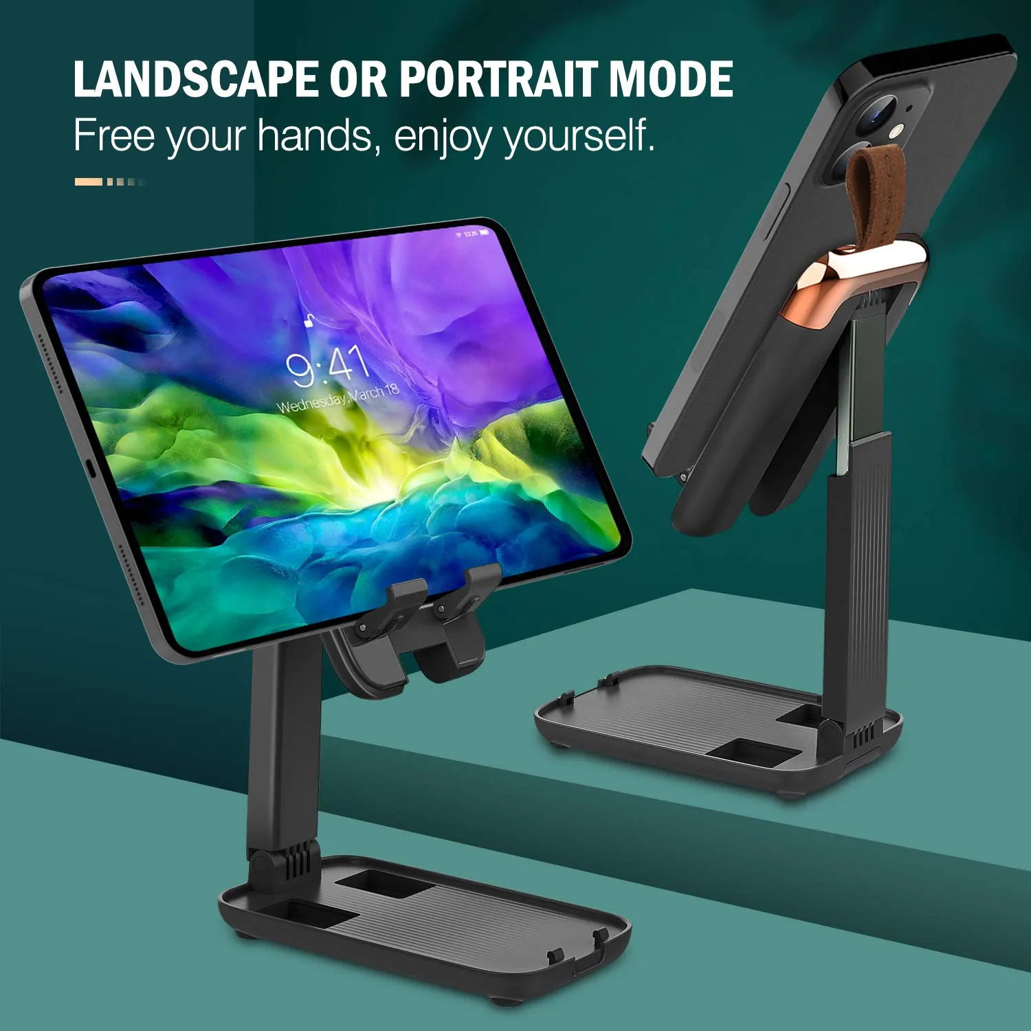 MoKo supporto tablet universale 13 pollici nero regolabile