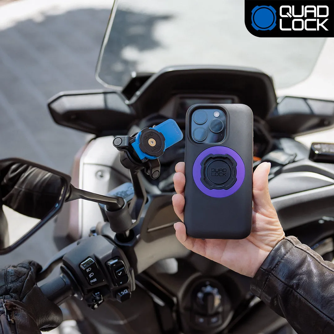 Quad Lock Supporto stelo specchietto moto scooter alluminio