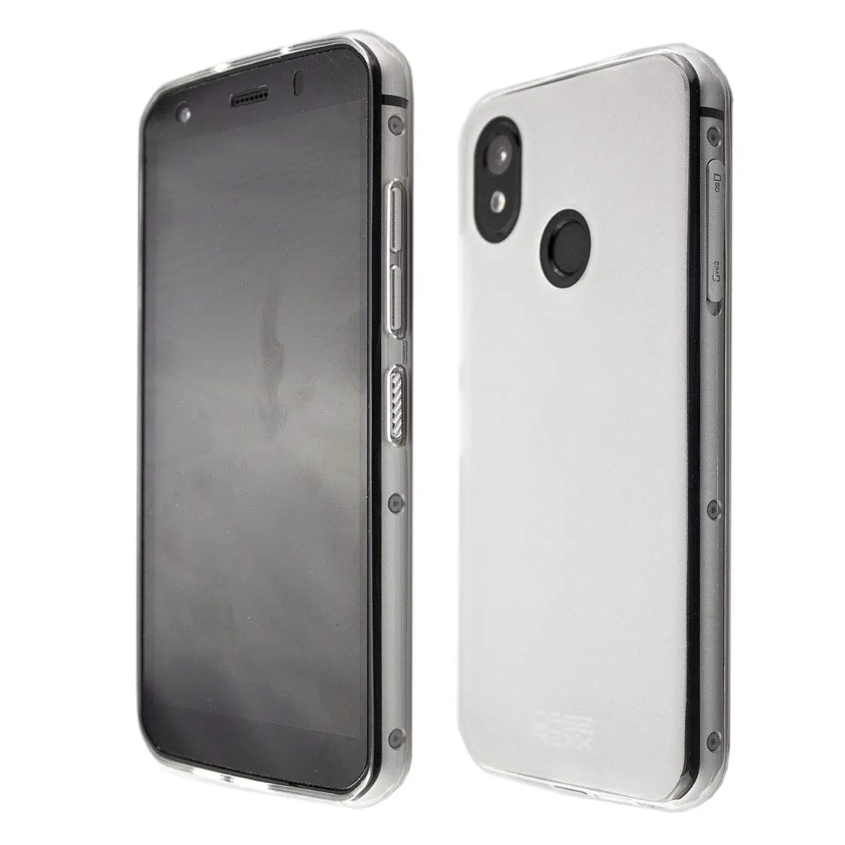 caseroxx TPU-Custodia Cat S52 Cover Nero Antiurto