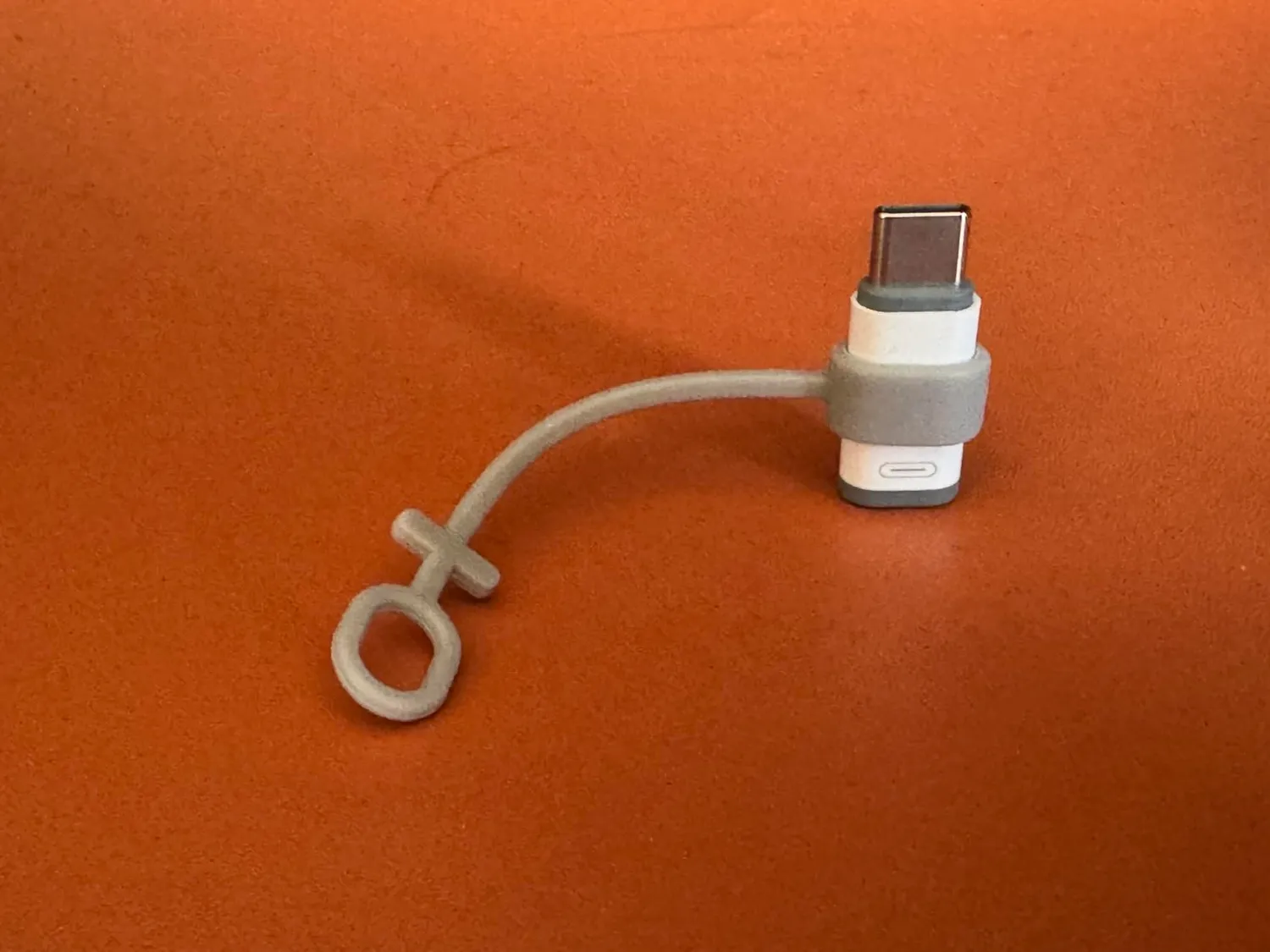 MoKo Adattatore Lightning a USB-C Solo Ricarica 4 Pezzi grigio