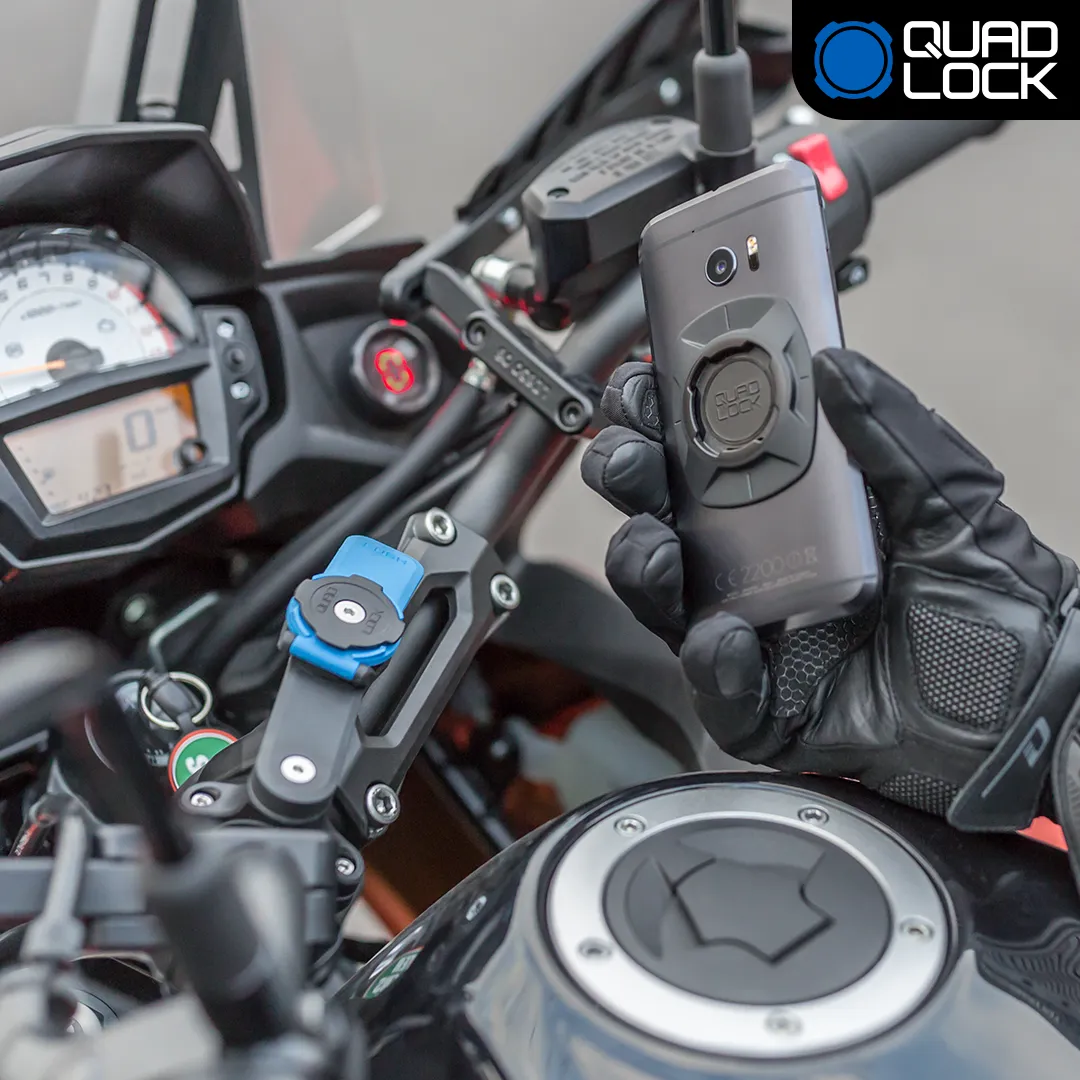 Quad Lock Kit Moto Universale supporto manubrio bundle nero