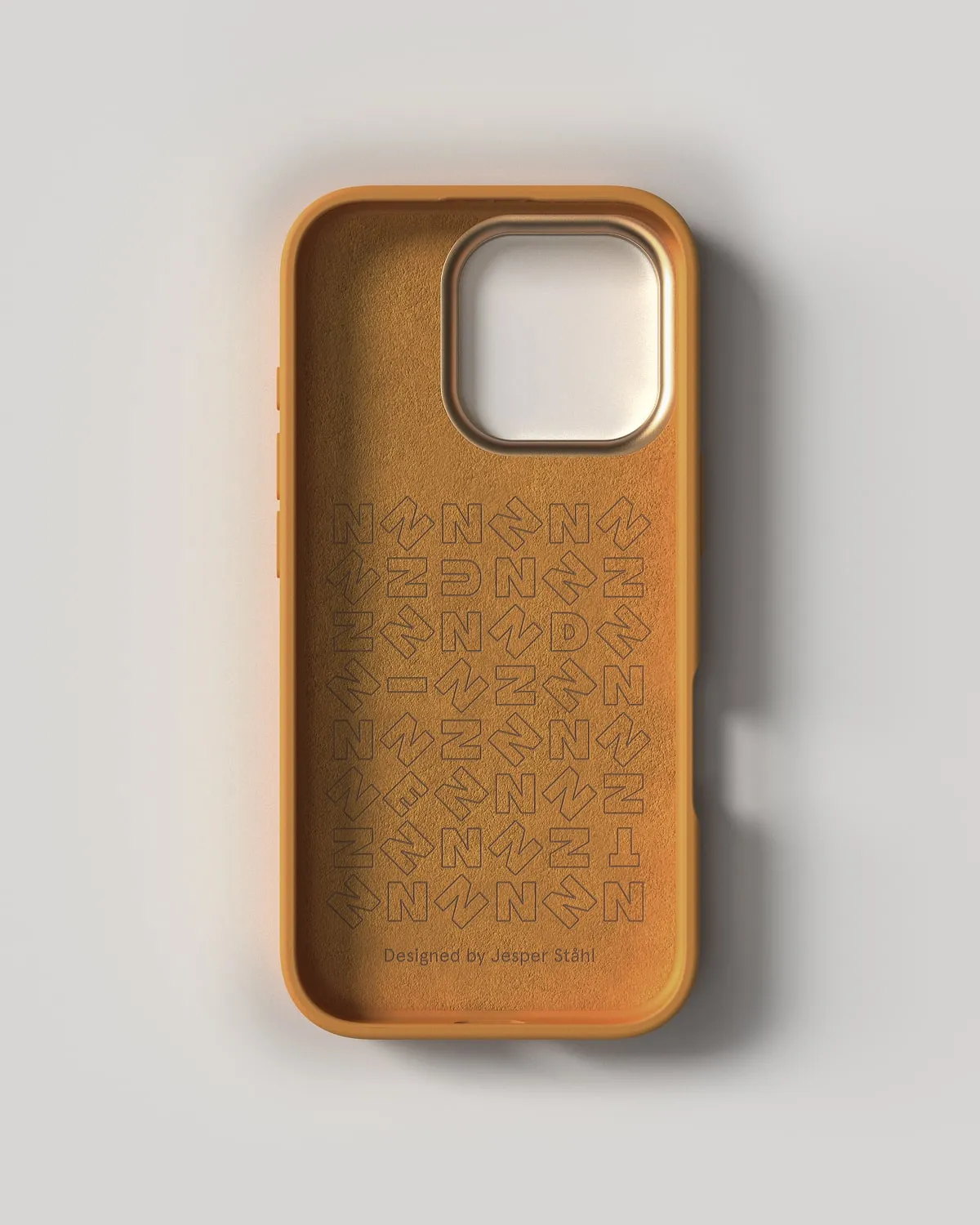 Nudient Bold Case iPhone 16 Pro cover gialla MagSafe antishock