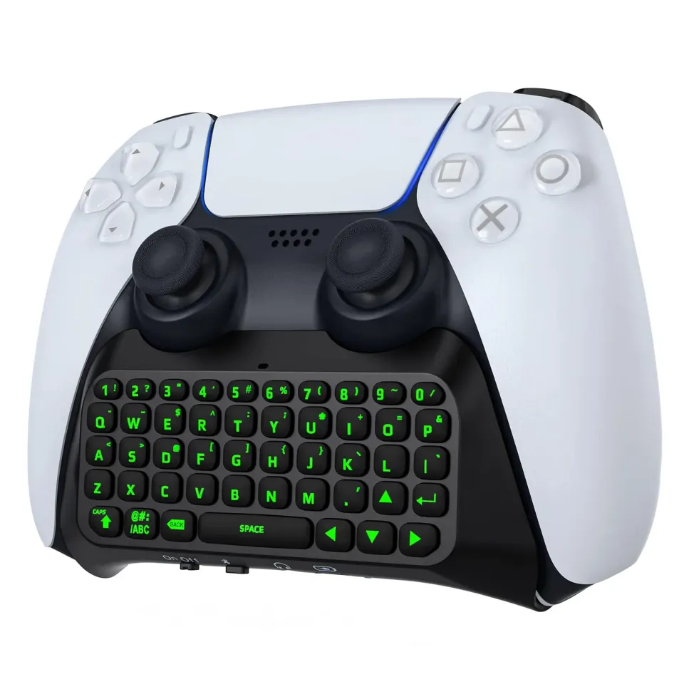 MoKo Tastiera Wireless Controller PS5 47 Tasti nero retroilluminata