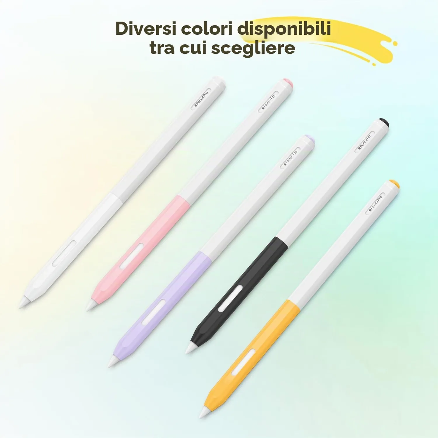 MoKo Apple Pencil Pro 2a Gen custodia silicone nero misterioso