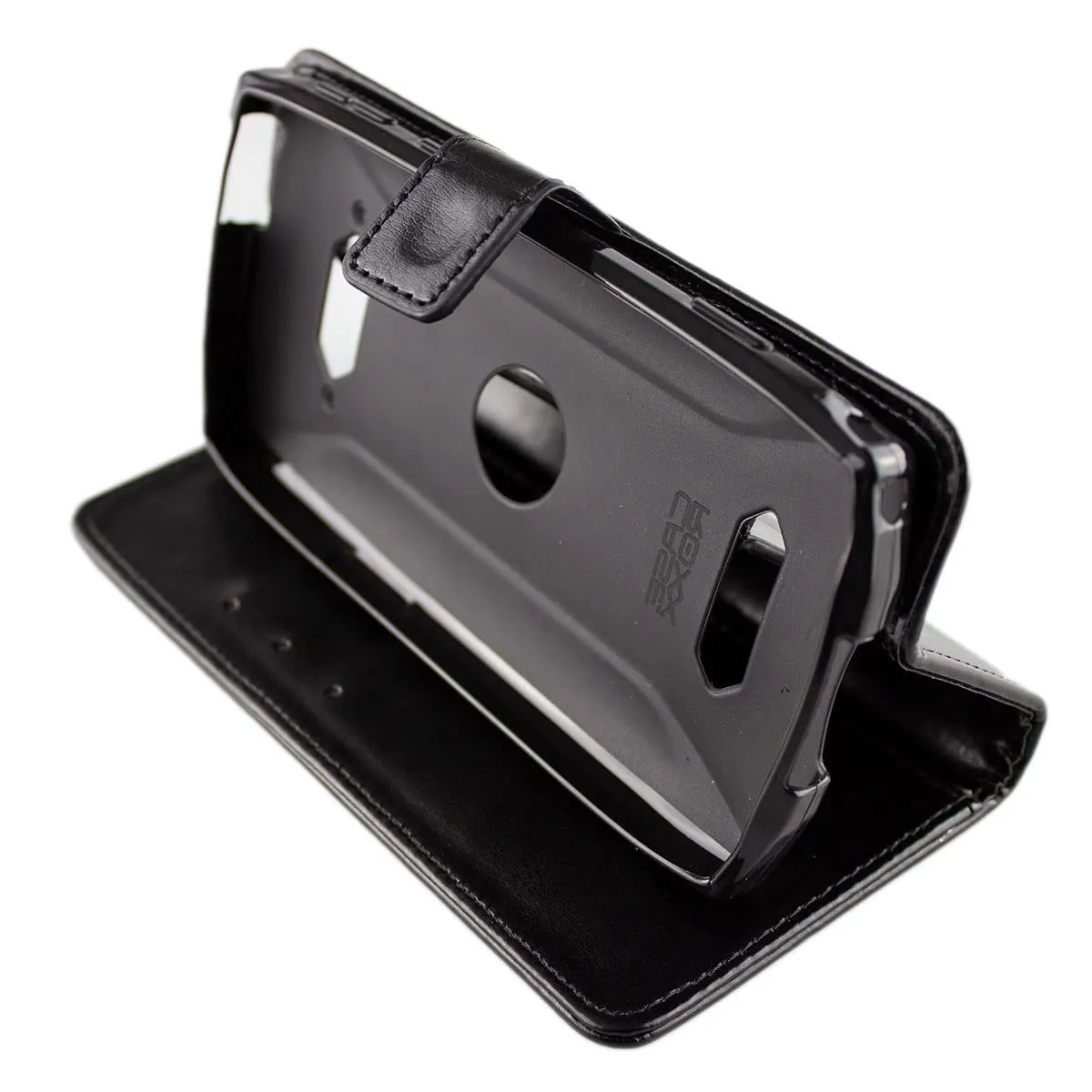 caseroxx Core-M5 Custodia Portafoglio Nero Pelle