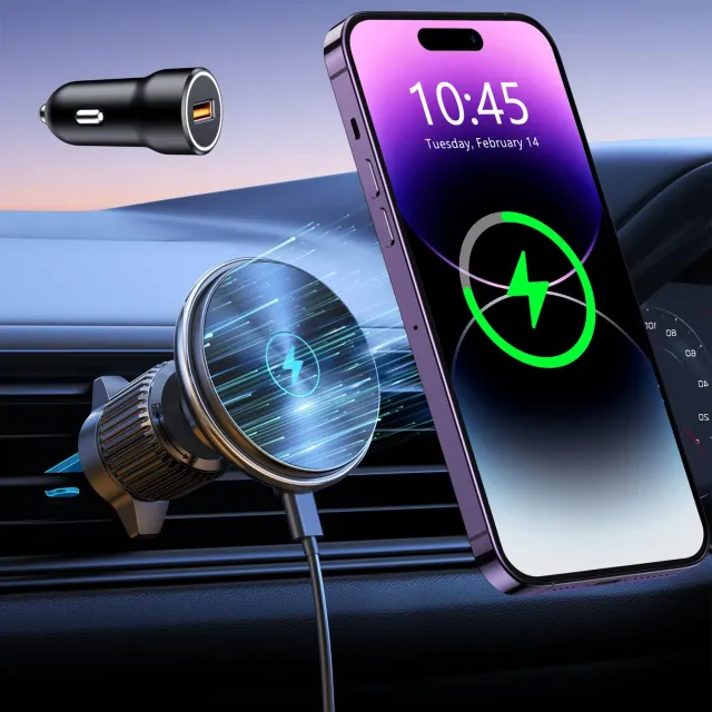 EOIWUY caricatore wireless auto 15W MagSafe magnetico