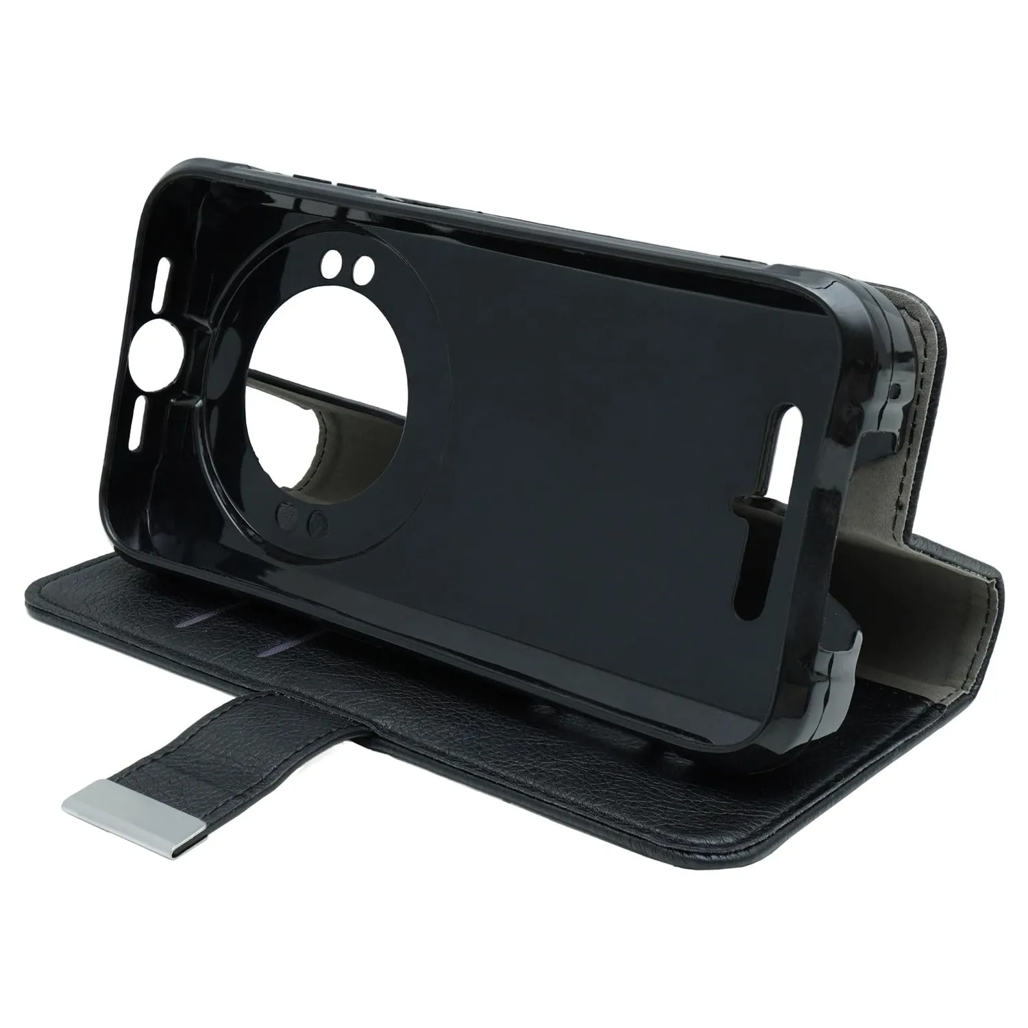 caseroxx Bookstyle custodia portafoglio per Ulefone RugKing nera