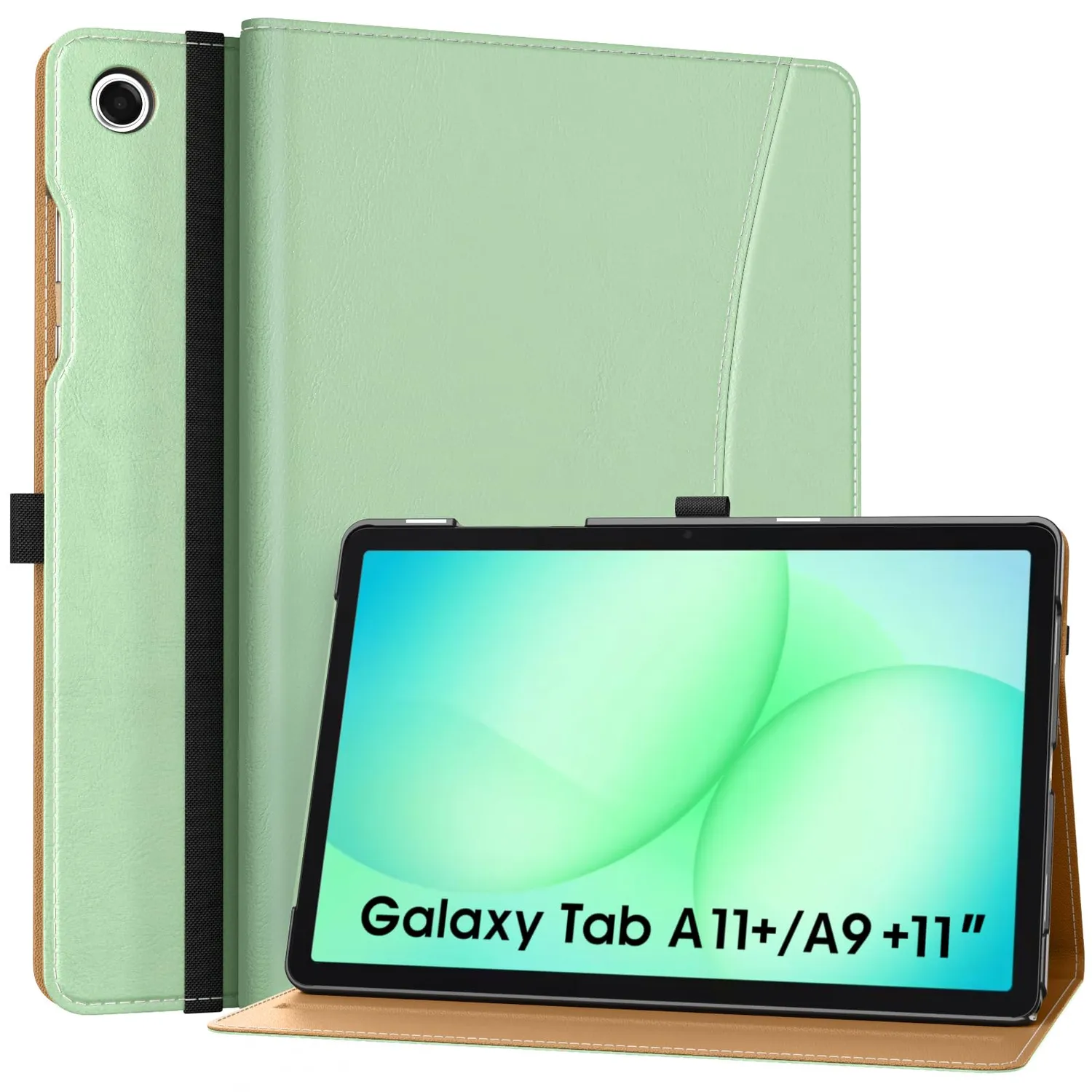 MoKo Cover Samsung Galaxy Tab A11+/A9+ 11" Denim Blu Marrone
