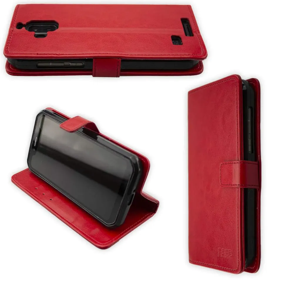 caseroxx Bookstyle Blackview BV9600 custodia portafoglio rossa