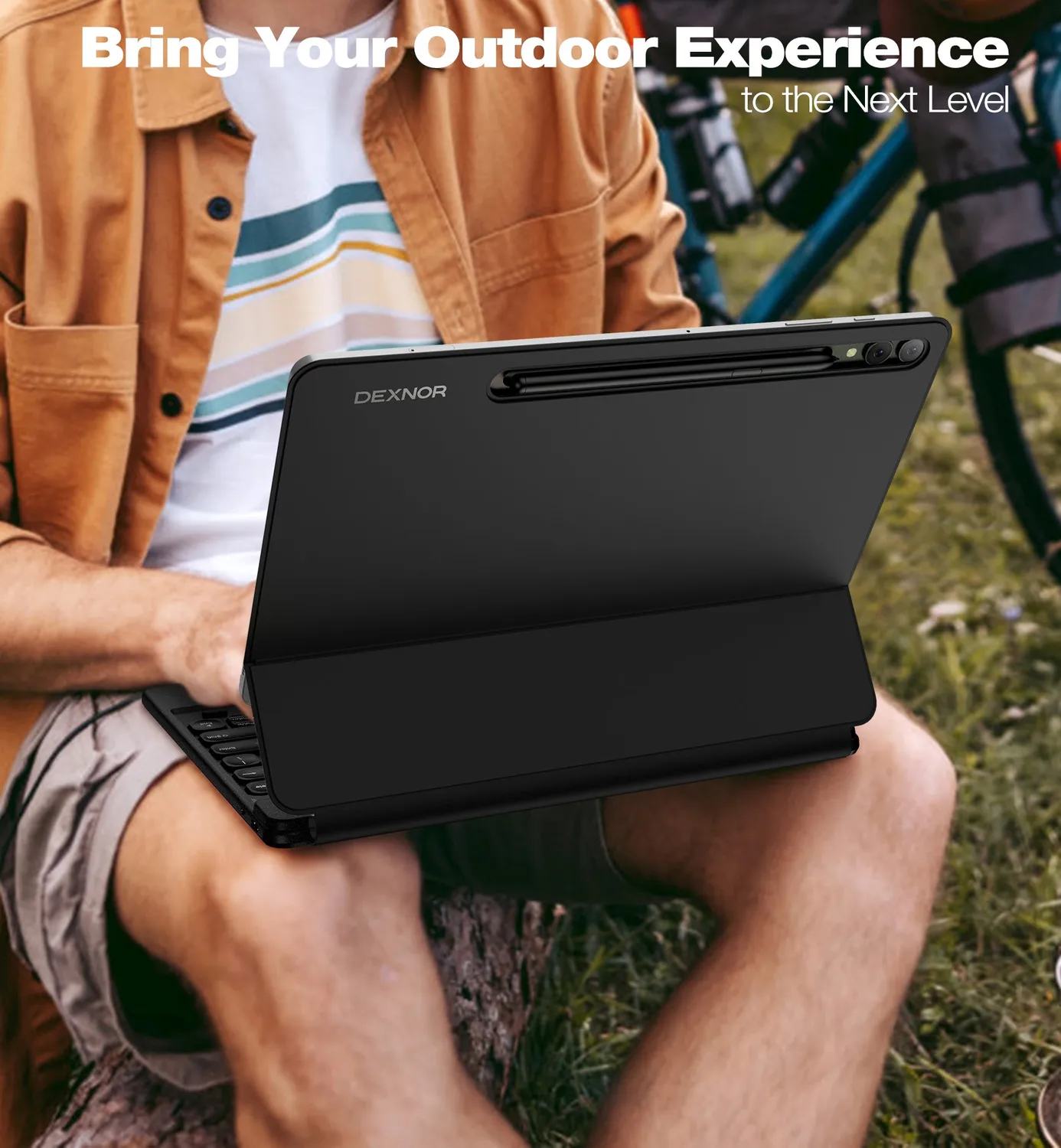 Dexnor Galaxy Tab S8+ custodia tastiera nero 12,4 trackpad