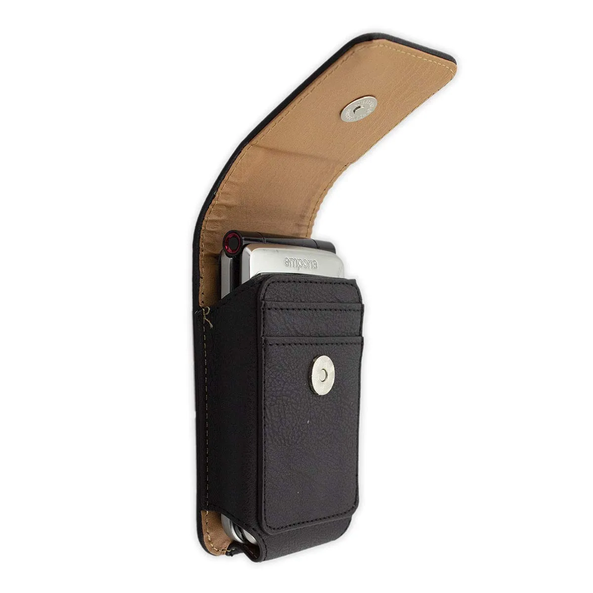 caseroxx per Emporia TOUCHsmart V188 borsello nero cintura
