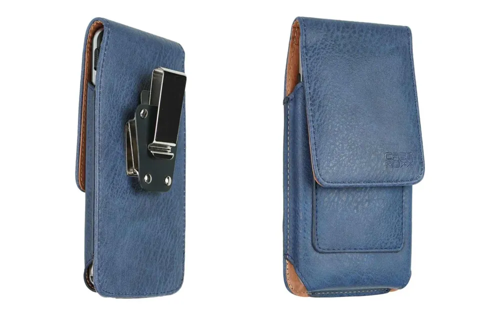 caseroxx Fondina Brondi Amico Vero 4G Blu con Clip Girevole