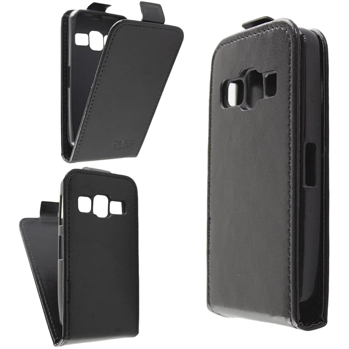 caseroxx Flip Cover Easyfone Prime-A7 custodia nera