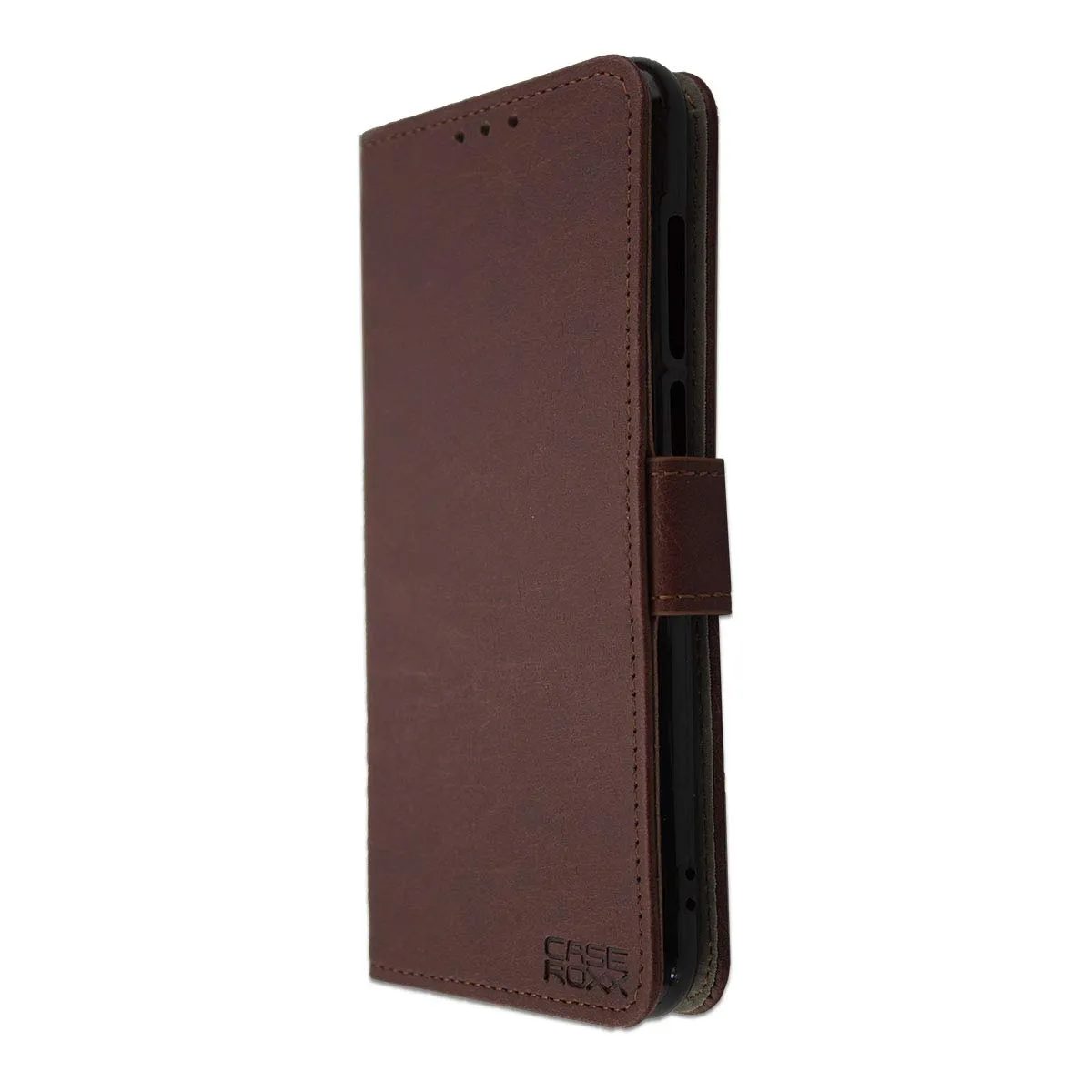 caseroxx Bookstyle Ulefone Power 6 custodia portafoglio marrone