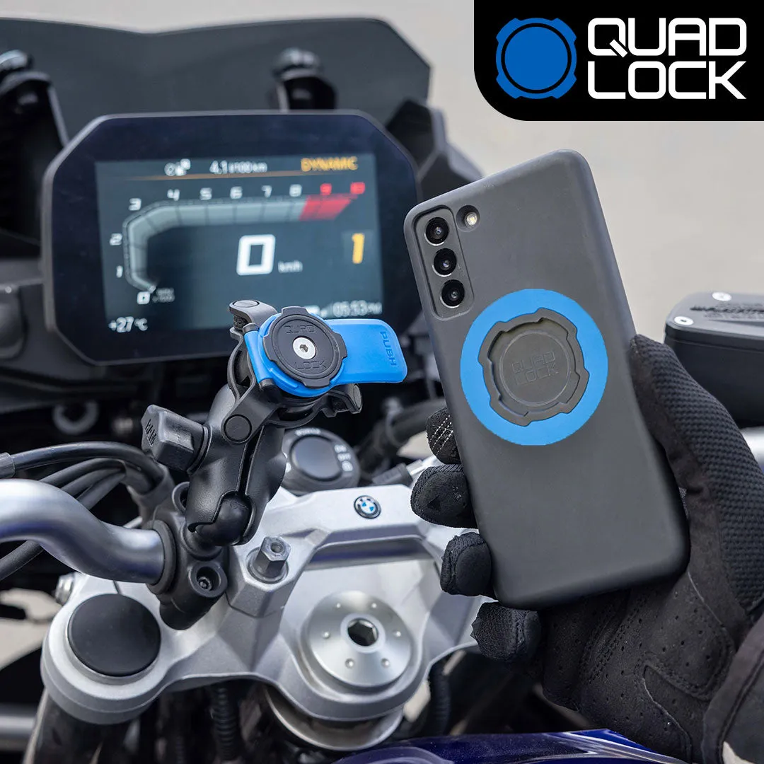 Quad Lock Kit Moto Sfera 1" Custodia Galaxy Antiurto
