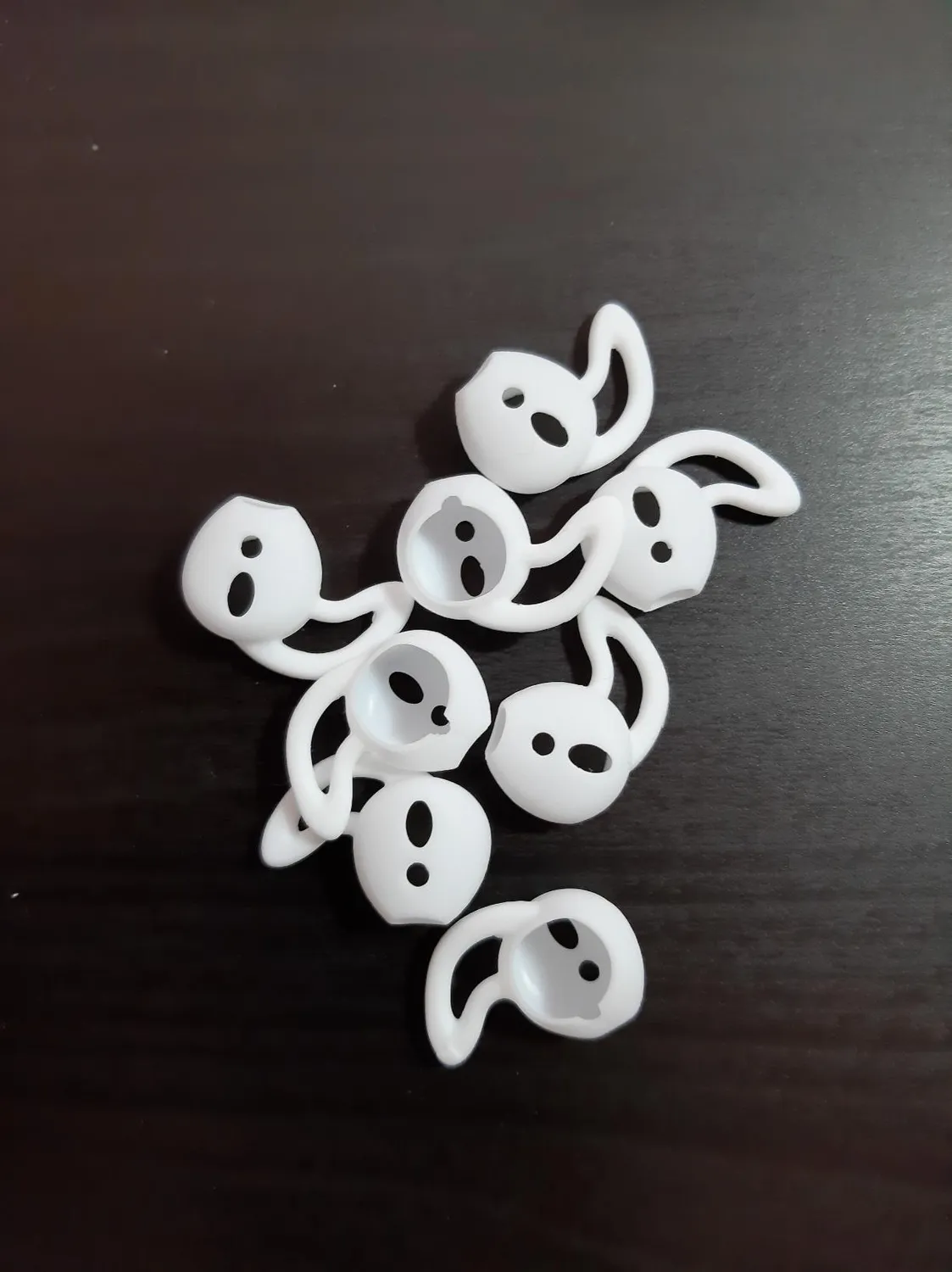 MoKo Gommini Silicone AirPods EarPods 4 paia bianco sport