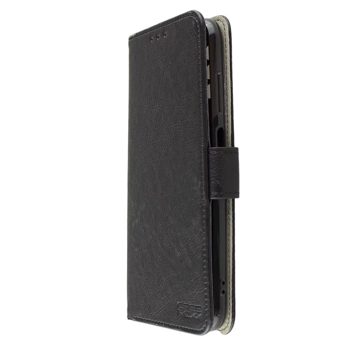caseroxx Blackview A90 cover portafoglio nera carte stand
