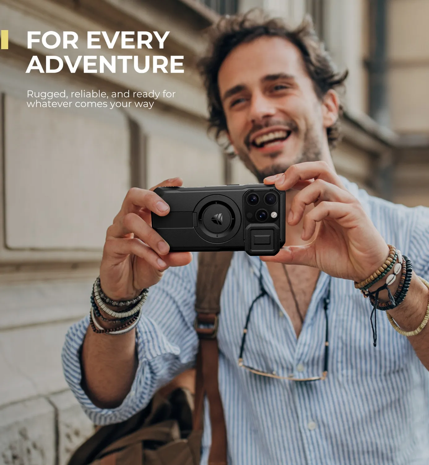 Dexnor iPhone 16 Pro cover nera magnetica camera