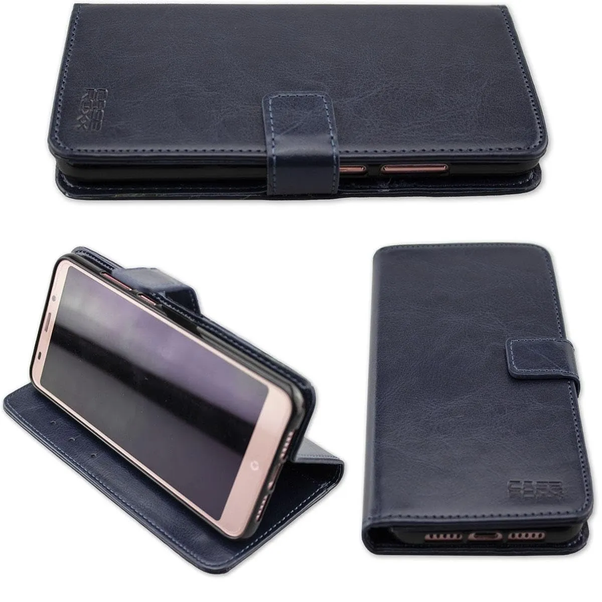 caseroxx Bookstyle custodia Echo Horizon Lite azzurro