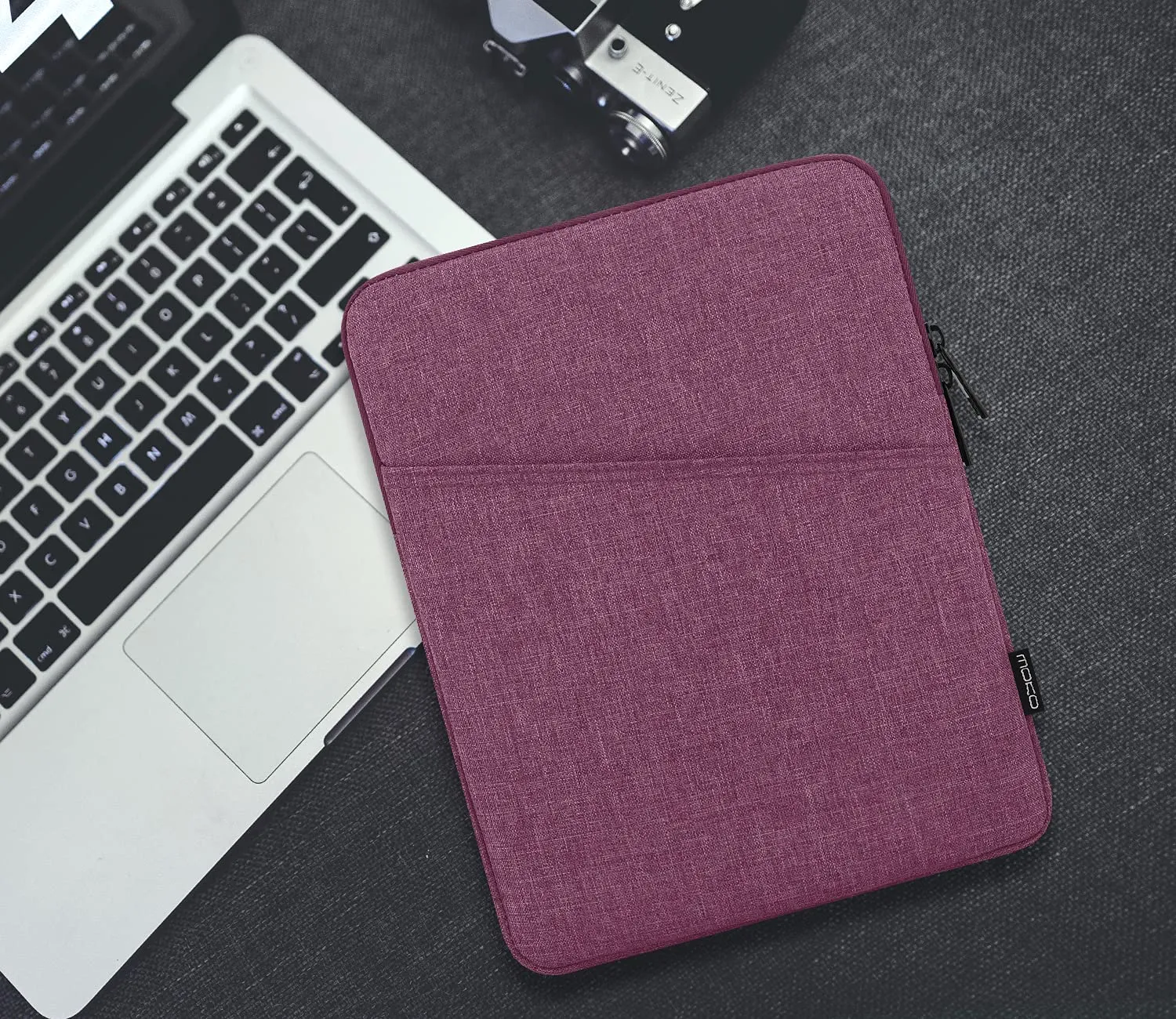 MoKo Custodia Tablet 9-11" Viola con Tasca e Zip