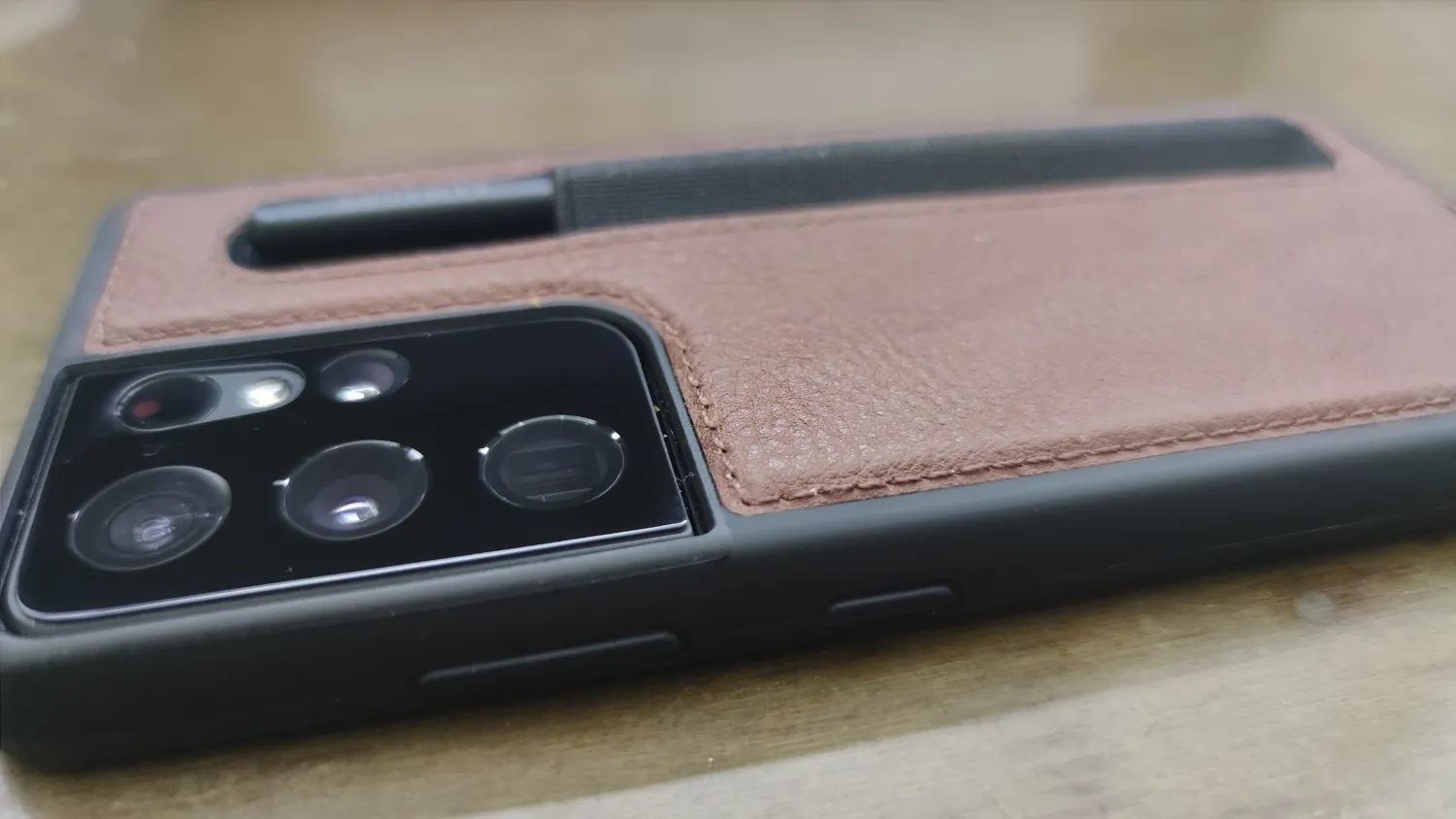 CloudValley cover Samsung Galaxy S21 Ultra 5G con copri fotocamera nero