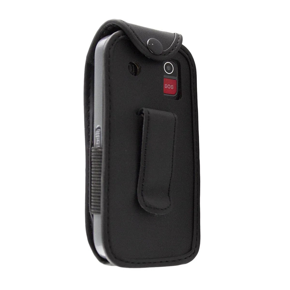 caseroxx per Artfone CS182/188 custodia con clip nera vera pelle