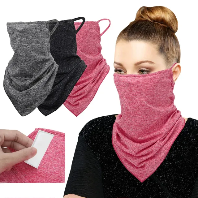 MoKo Bandana Copriviso Microfibra 3 Pz Reggiorecchie Sole